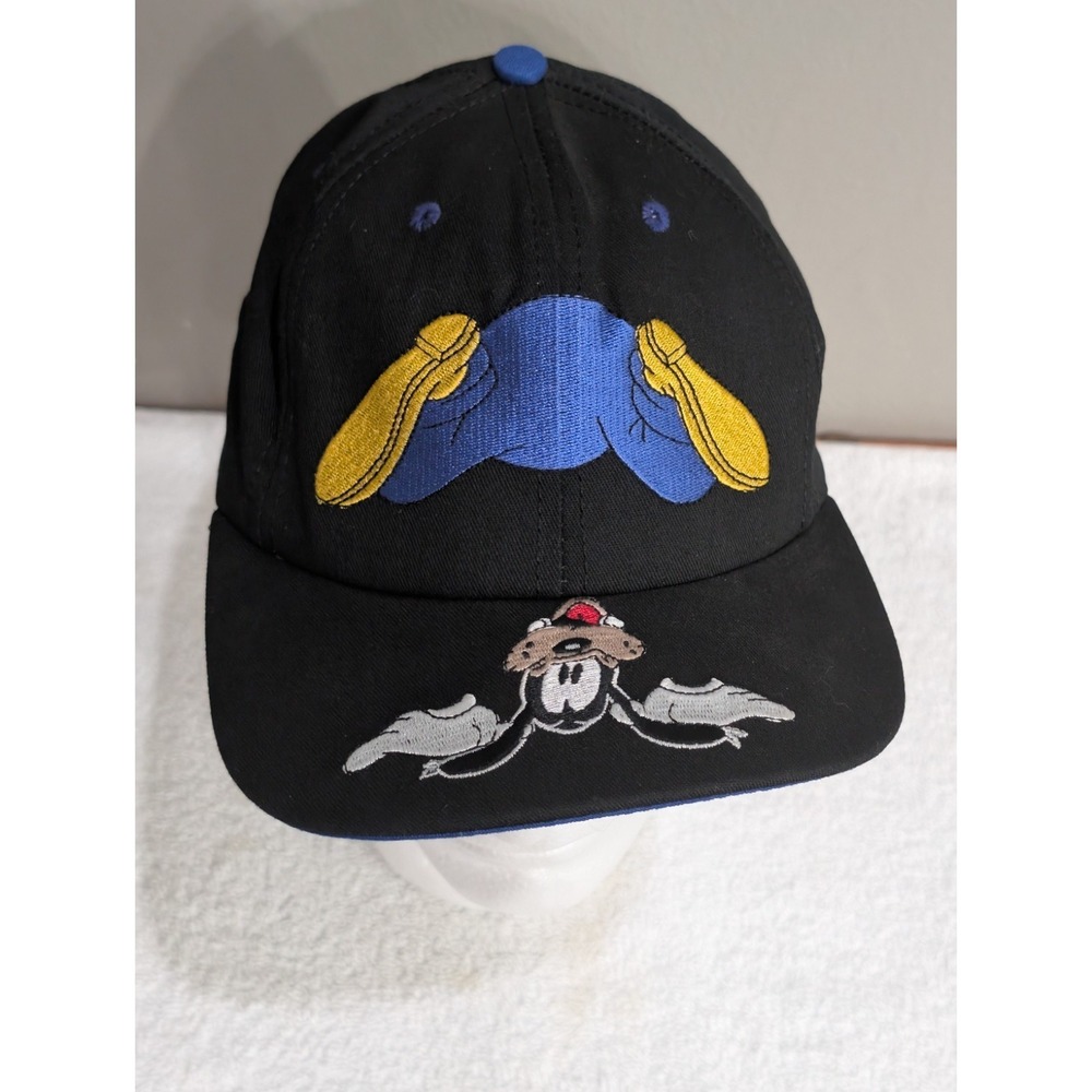 Vintage Goofy's Hat Co. Goofy Upside-down Snap Back Adjustable Made In USA 90's